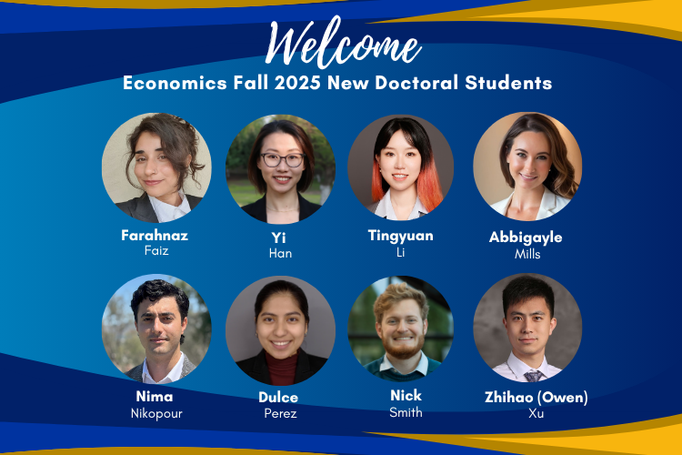 Welcome Economics Doctoral Students - Fall 2025