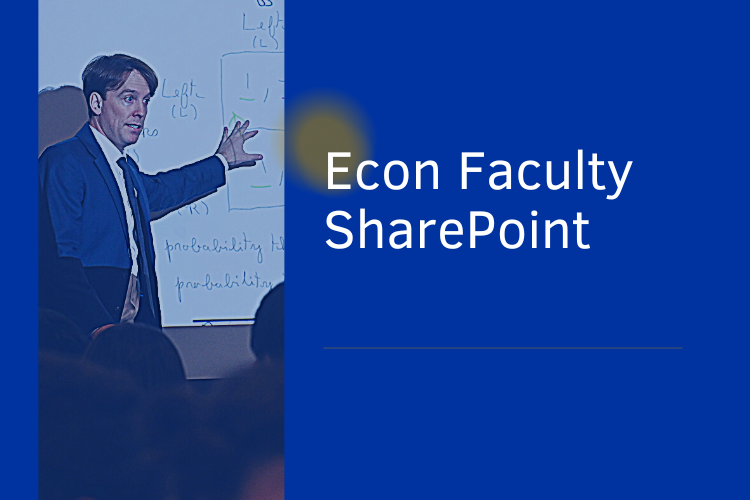 Economics Faculty SharePoint Site
