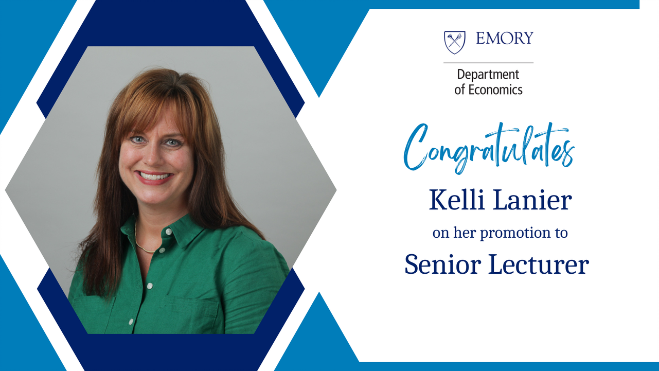 Kelli Lanier Promotion to Senior Lecturer