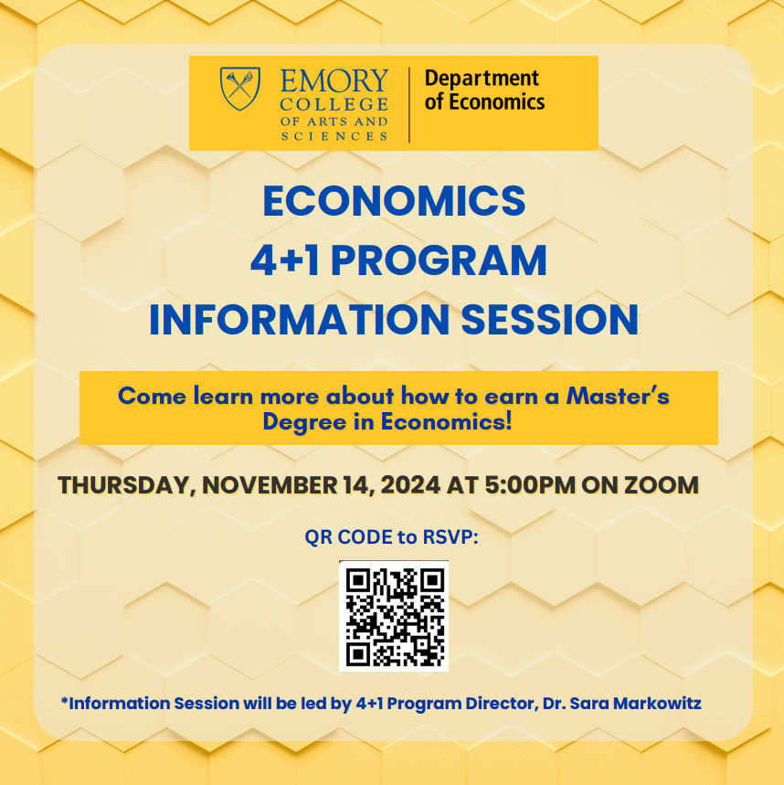 Economics 4plus1 Virtual Information Session 