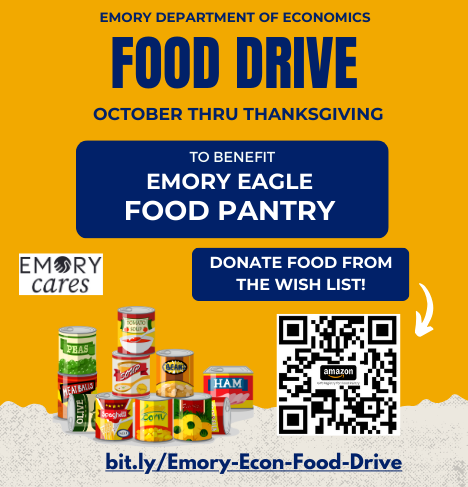 Food Drive to support the Eagle Food Pantry at Emory University