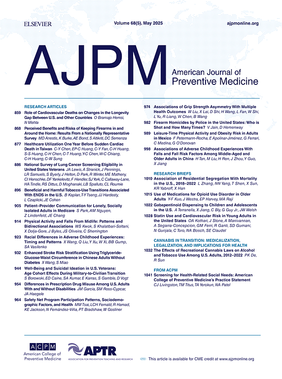 American Journal of Preventive Medicine